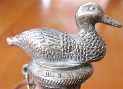 Pewter Duck Bottle Topper Wine Cork Bottom Barware Wild Things