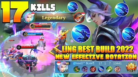 17 Kills Legendary Ling Fast Hand Gameplay 2022 Best Rotation Ling