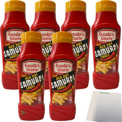 Gouda S Glorie Red Hot Samurai Sauce Er Pack X Ml Flasche Usy