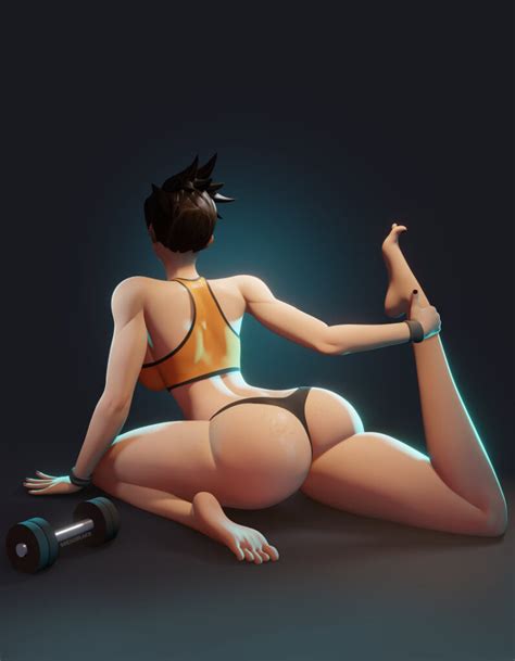 Overwatch Xxx Art Human Ass Tracer Solo Workout Female Valorant Porn Gallery