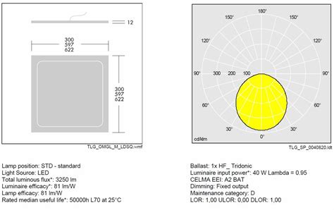 Thorn Omega Led Panel X Emergency W