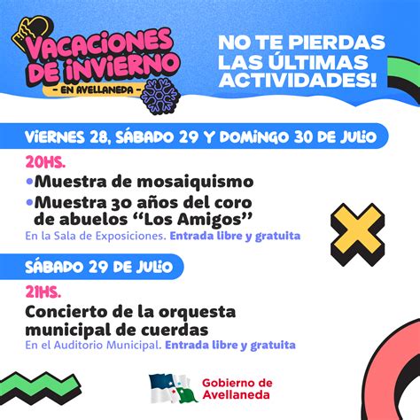 Avellaneda Culmina Sus Actividades De Vacaciones De Invierno Con