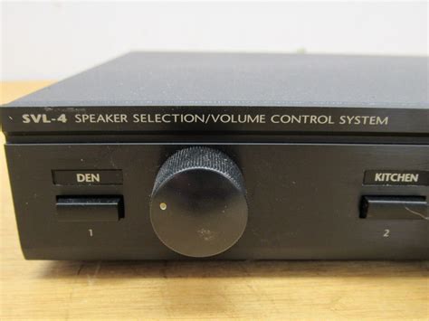 Niles Svl Speaker Selector W Volume Controls Includes All Connectors