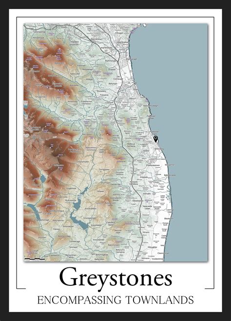 Geomaps Local Irish Townland Poster Maps