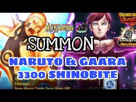 Summon Duo Kage Naruto Gaara Shinobite Round Nxb Nv