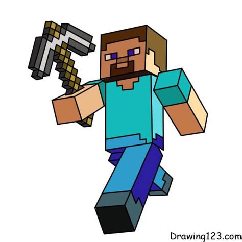 Minecraft Drawings Steve