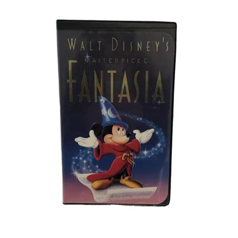 Walt Disney S Masterpiece Fantasia Vhs Mickey Mouse Fantasia W