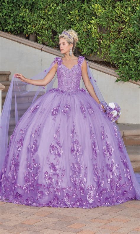 Dancing Queen 1695 Long Quinceanera Dress