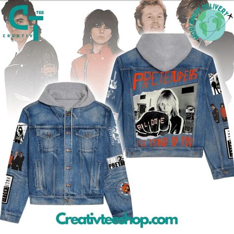 The Pretenders Hooded Denim Jacket Creativteeshop