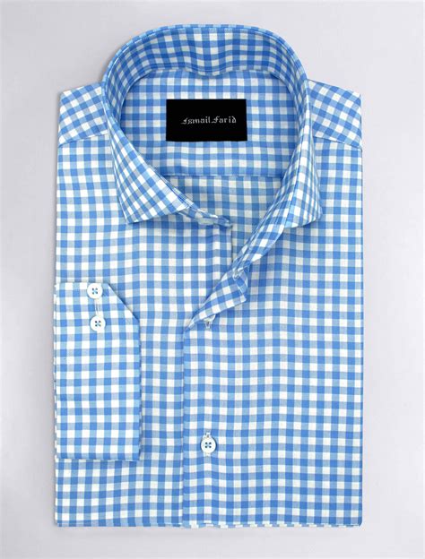 LIGHT BLUE CHECK SHIRT – Ismail Farid Pakistan