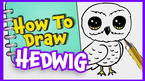 How To Draw Hedwig How To Draw Youtube