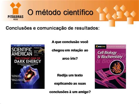 ENCANTOS DA CIÊNCIAS Power Point para o 9º ano Método Científico