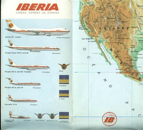 Iberia Airlines Route Map