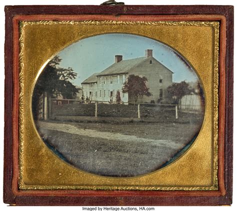 Early Photography: Daguerreotype of Farm House.... Photography | Lot ...