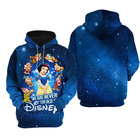 Snow White And The Seven Dwarfs Hoodie Around 3d Cute Disney Pictures Nazix Store