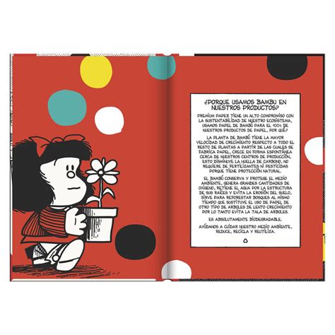 Libreta Tapa Dura Mediana Mafalda