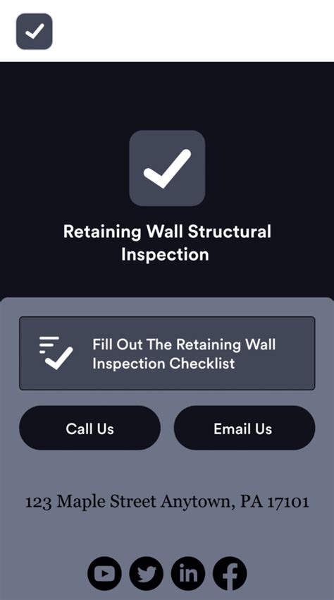 Retaining Wall Structural Inspection Template Jotform