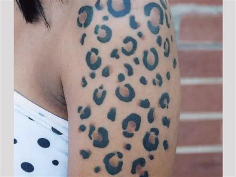 Leopard Print Tattoo Outline