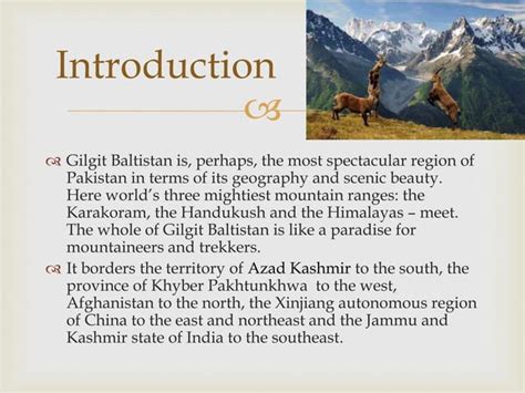 Culture Of Gilgit Baltistan | PPT