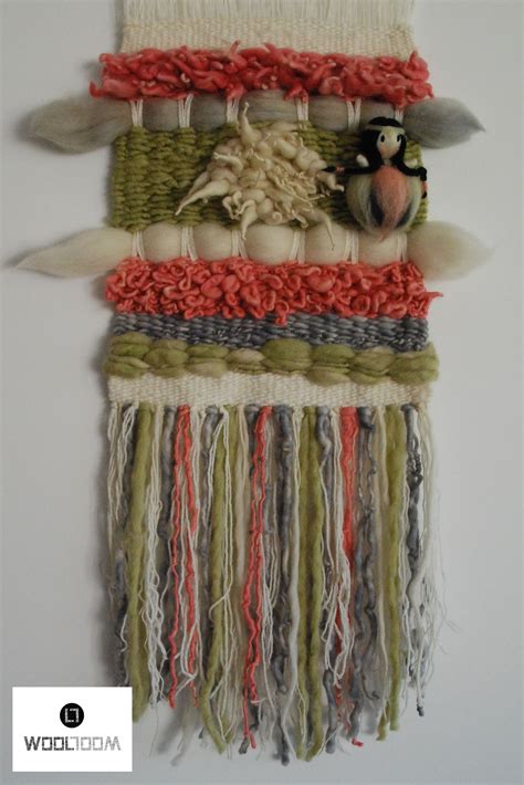 Original Concept Of Wool Loom Weaving With Removable Mapuche Fairy