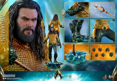 HOT TOYS AQUAMAN DC Comics Jason Momoa Movie 1 6 Scale 12 Figure In