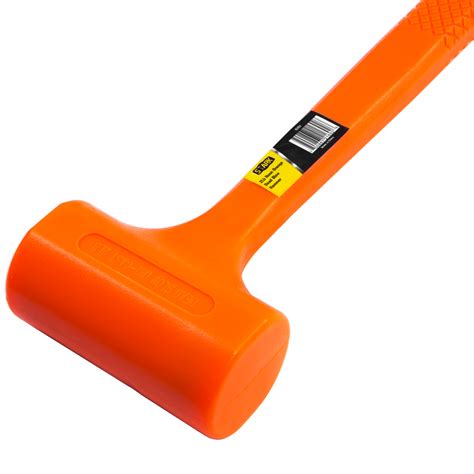 2lb Dead Blow Hammer Mallet Plastic Neon Orange 13 38 Non Spark