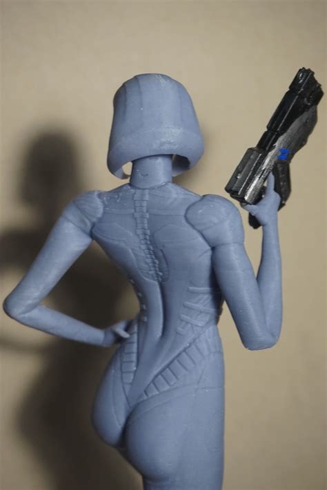 Mass Effect Edi Statue No2 3d Model 3d Printable Cgtrader