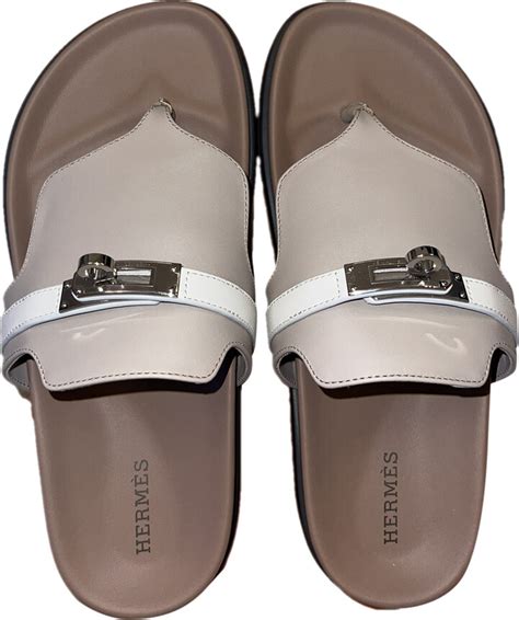 Hermes Empire Leather Sandal Shopstyle