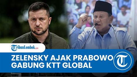 Media Ukraina Zelensky Sebut Prabowo Presiden Diundang Untuk Hadiri