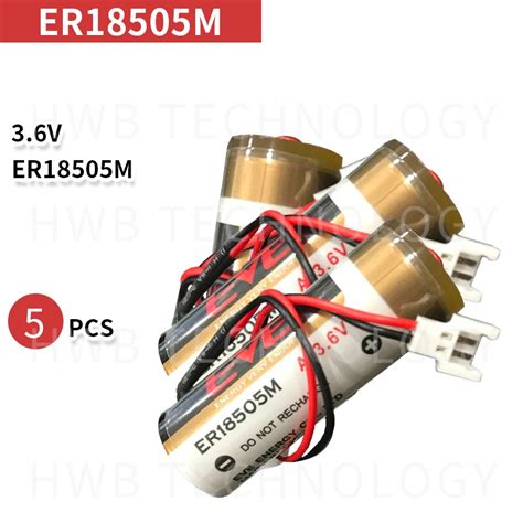 5pack NEW ER18505M ER18505 18505M 18505 lithium battery 3.6V 3500mah ...