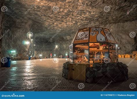 Museum in Praid Salt Mine, Romania Editorial Photography - Image of ...