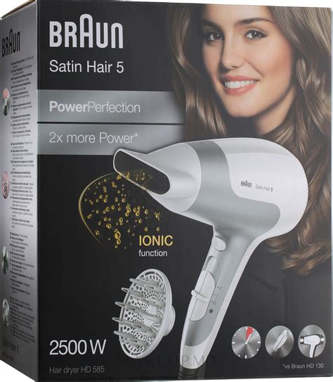 Braun Satin Hair 5 HD 585 - Uscător de păr | Makeup.md