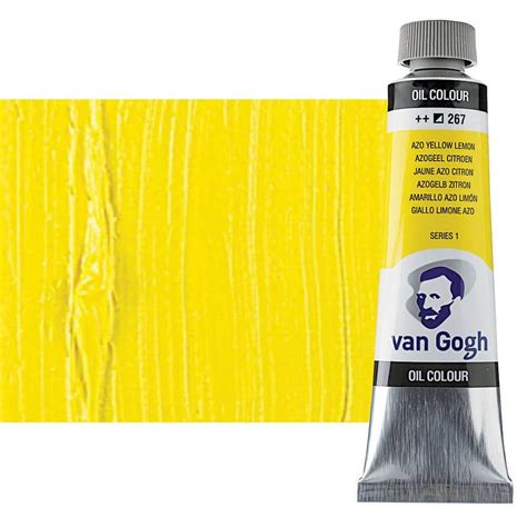 Van Gogh Oil Color 40ml Azo Yellow Lemon Tube Jerry S Artarama