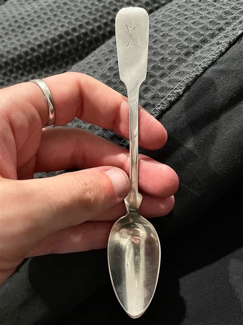 ID Hallmarks On Old Spoon Reading Silver Hallmarks Silver Collector