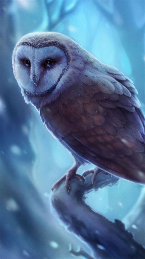 Fantasy Owl Bird Artwork Wallpaper