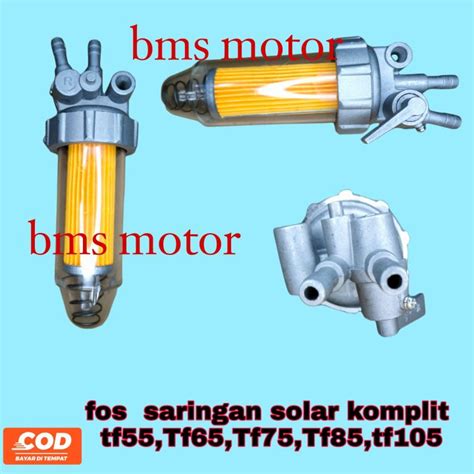 Fos Fuel Oil Strainer Saringan Solar Komplit Mesin Yanmar Tf55 Tf65