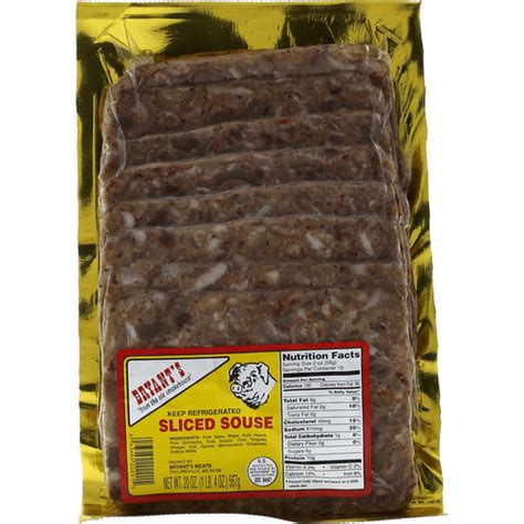 Bryant Sliced Souse | Packaged Hot Dogs, Sausages & Lunch Meat ...