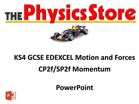 Ks4 Gcse Physics Edexcel Cp2f Sp2f Momentum Teaching Resources