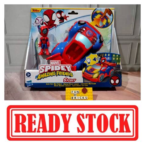 Jual Marvel Spiderman Spidey Amazing Friends Glow Tech Web Crawler