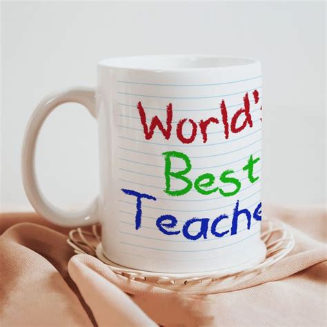 Worlds Best Teacher Mug Tesco Photo