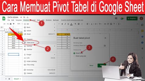 Membaca Dan Belajar Cara Membuat Tabel Pivot Pivottable Di Excel | Hot ...