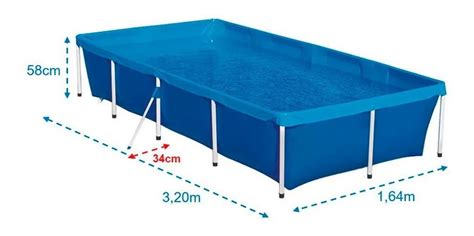 Piscina 3000 Litros Mor Standard Parcelamento Sem Juros