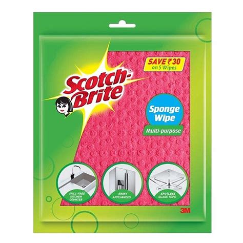 Scotch Brite Sponge Wipes 10x10cm