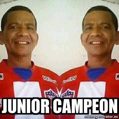 Meme Personalizado Junior Campeon 30163154