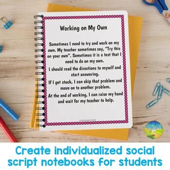 Social Skills Scripts And Narratives Editable Stories For Middle