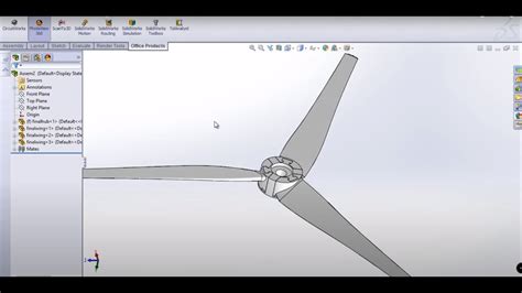 Wind Turbine Blade And Hub Design Solidworks Tutorial Youtube