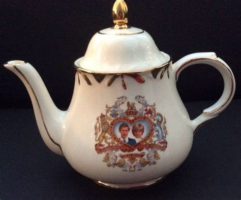 Royal Commemorative Teapot England Teapot By Vintageteaemporium