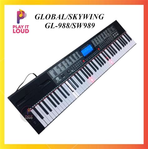 GLOBAL GL 988 SKYWING SW 989 88 KEY MULTIMEDIA ELECTRONIC KEYBOARD W