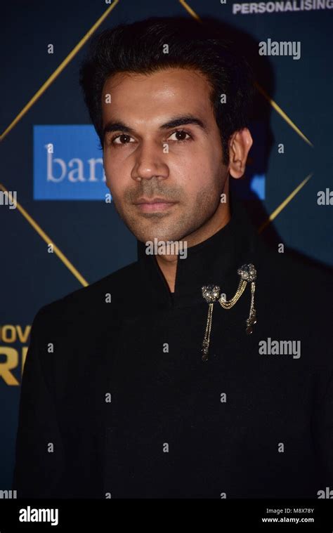 Mumbai India 20th Mar 2018 Indian Film Actor Rajkumar Rao Attend