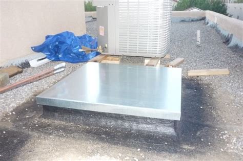 Putting A Base On The Roof For My Ac Condenser Roofingsiding Diy